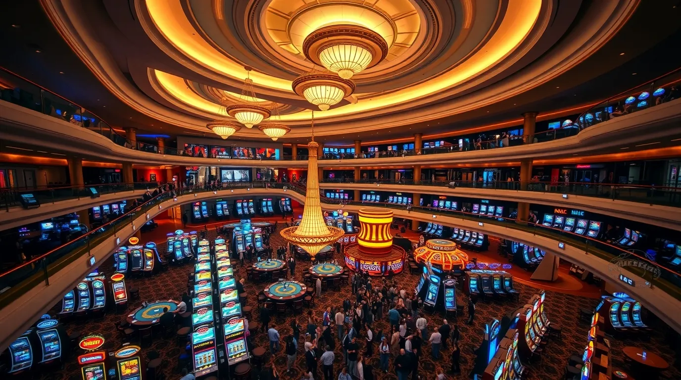 Beef-Logo und Casino-Elemente an den Seiten eines dunklen Hintergrunds